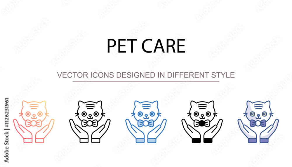 Pet care icon design with white background stock illustration Pet care icon design with white background stock illustration