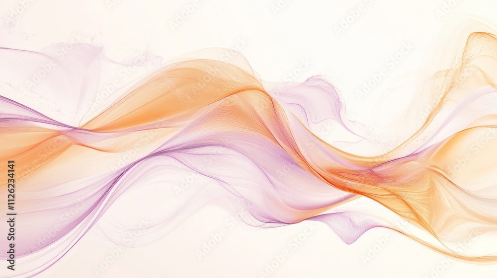 Abstract Orange and Purple Wave Design Abstract Orange and Purple Wave Design