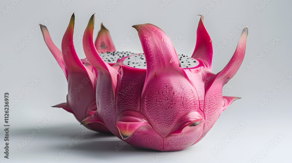 dragon fruit isolated on white background dragon fruit isolated on white background