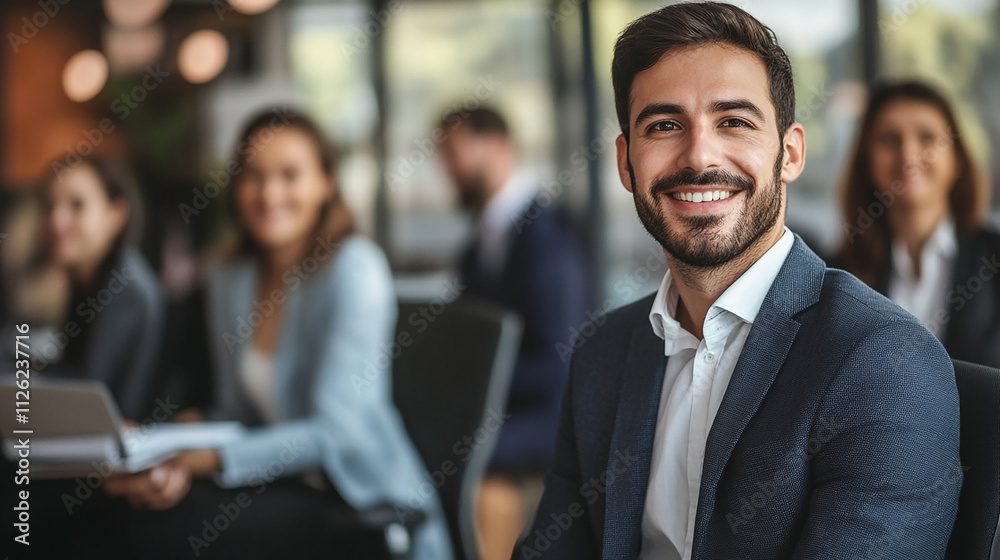 HR manager fostering employer branding to attract high-quality candidates. HR manager fostering employer branding to attract high-quality candidates.