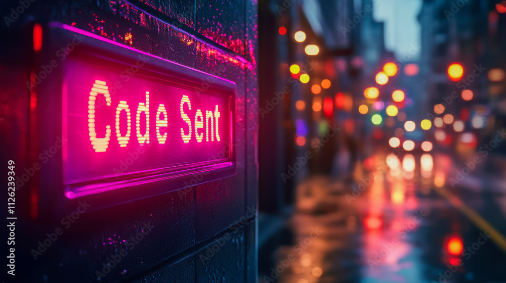 Neon sign displaying Neon sign displaying