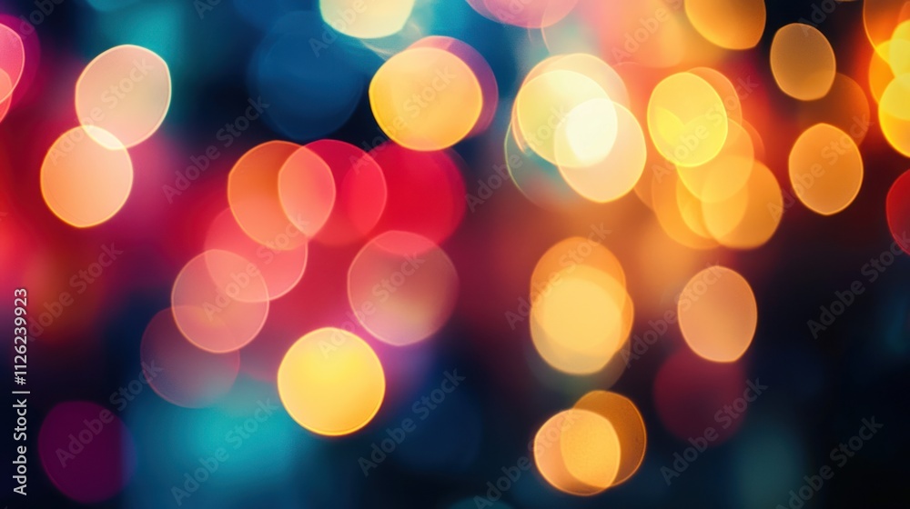 Vibrant Bokeh Lights: A Symphony of Colors Vibrant Bokeh Lights: A Symphony of Colors