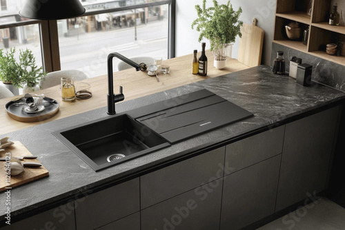 modern kitchen interior