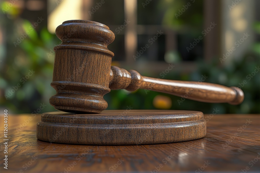 Gavel on Sound Block Justice Law Court Auction Decision