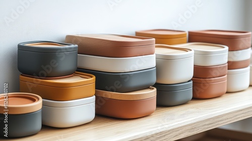 Eco-Friendly Minimal Food Containers photo