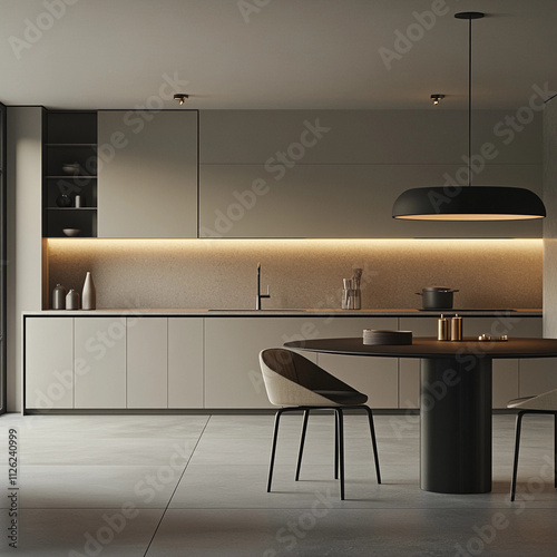 modern kitchen interior