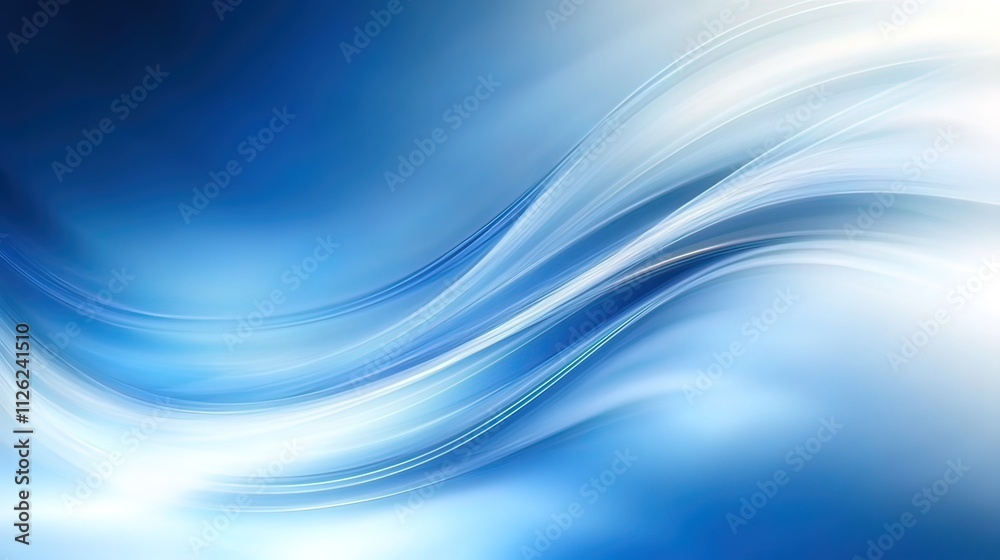 Abstract Blue and White Swirling Design Abstract Blue and White Swirling Design