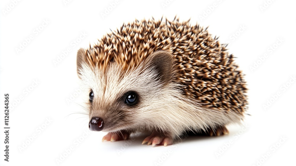 Close-up of a Cute Hedgehog with Spiky Fur Close-up of a Cute Hedgehog with Spiky Fur
