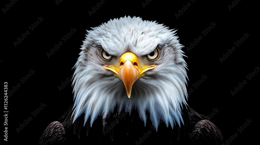 Close-up Portrait of a Majestic Bald Eagle Close-up Portrait of a Majestic Bald Eagle