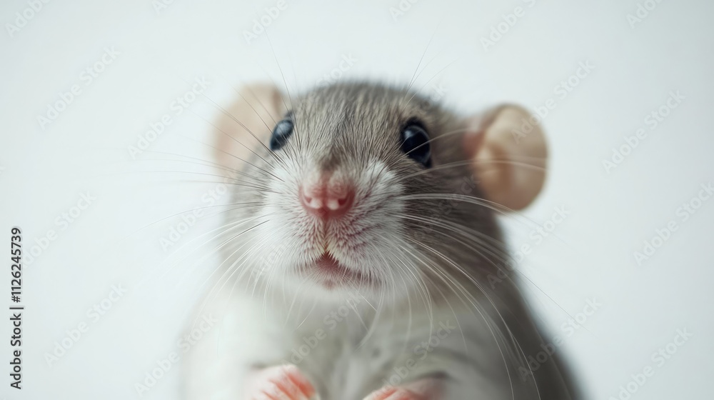 Close-up Portrait of a Curious Rat Close-up Portrait of a Curious Rat
