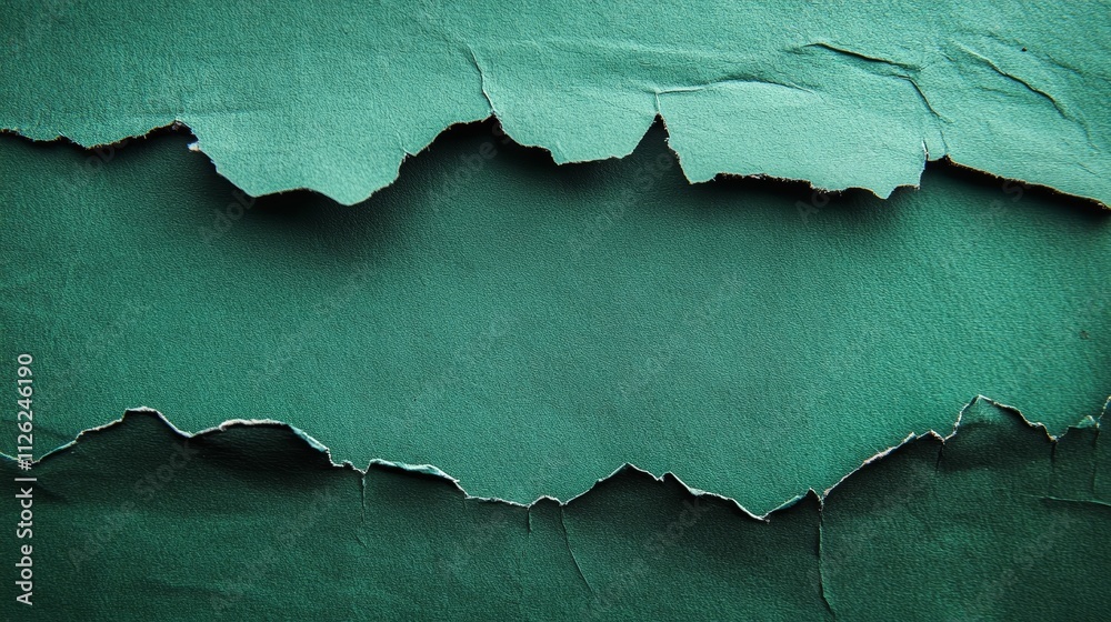 Fototapeta premium Green paper texture background.