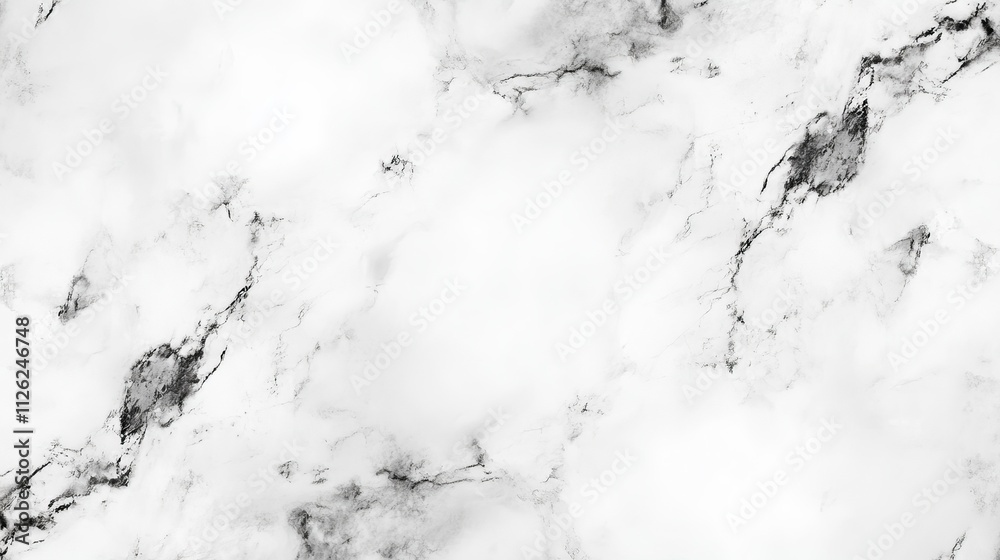 Naklejka premium Marble black-white texture background.