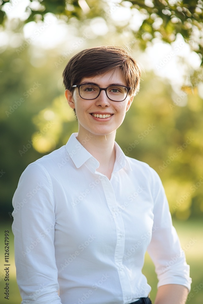 A brilliant 34-year-old non-binary artificial intelligence ethicist developing frameworks for responsible and empathetic machine intelligence A brilliant 34-year-old non-binary artificial intelligence ethicist developing frameworks for responsible and empathetic machine intelligence