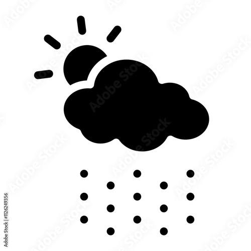 Rain Solid Icon