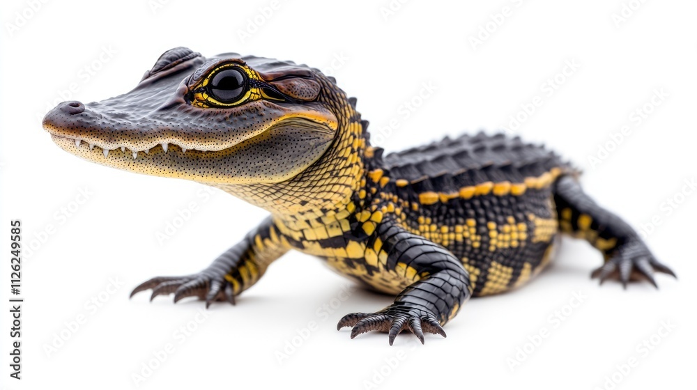 Close-Up of a Baby Alligator