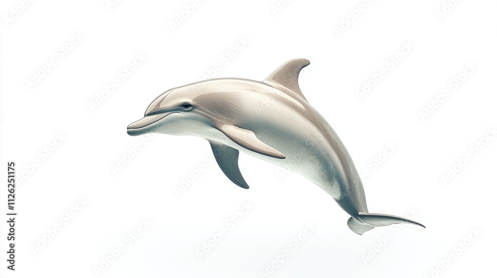 Dolphin Leaping Through the Air Dolphin Leaping Through the Air