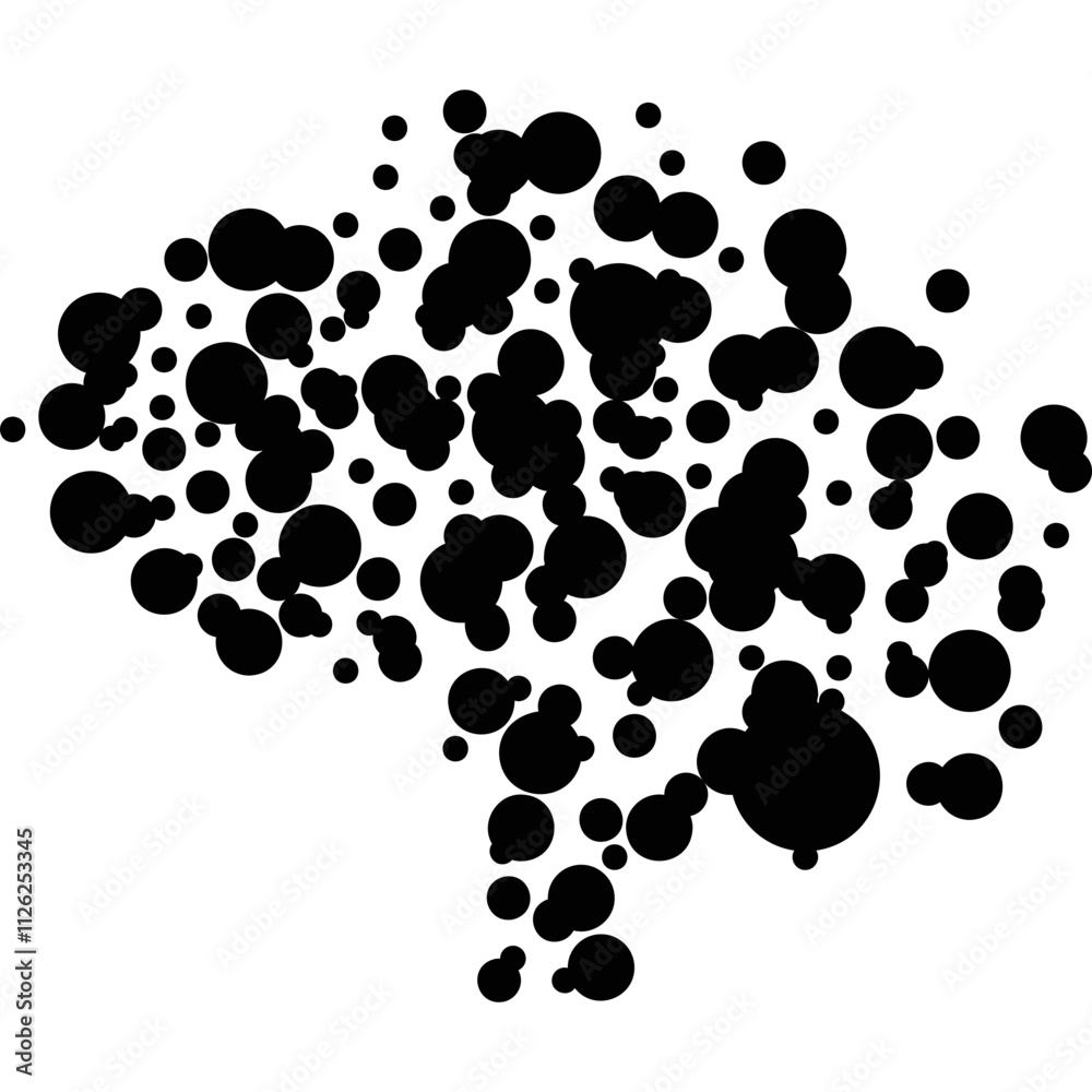 Fototapeta premium Simple vector icon brain
