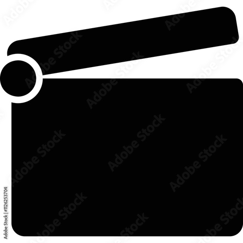 Simple vector icon board for filming