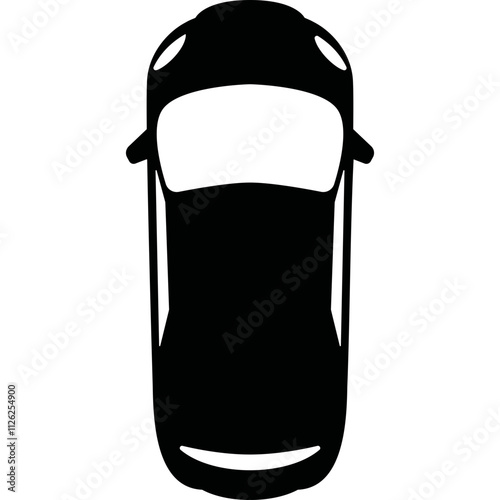 Simple vector icon car