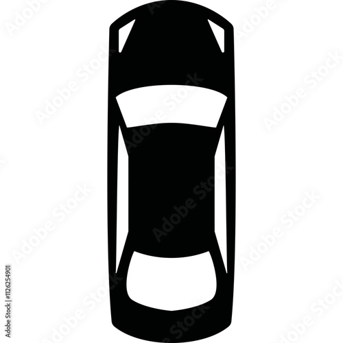 Simple vector icon car