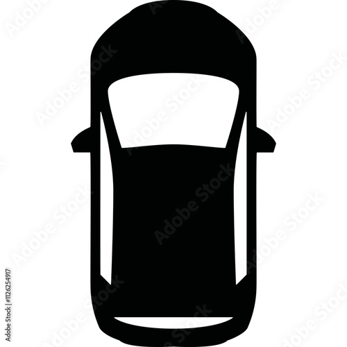 Simple vector icon car
