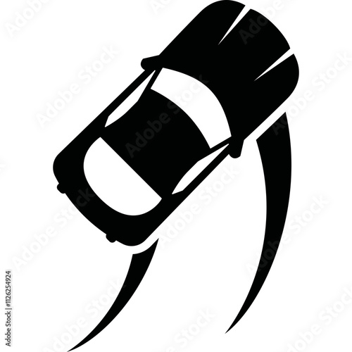 Simple vector icon car