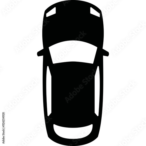 Simple vector icon car