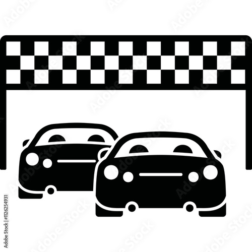 Simple vector icon car