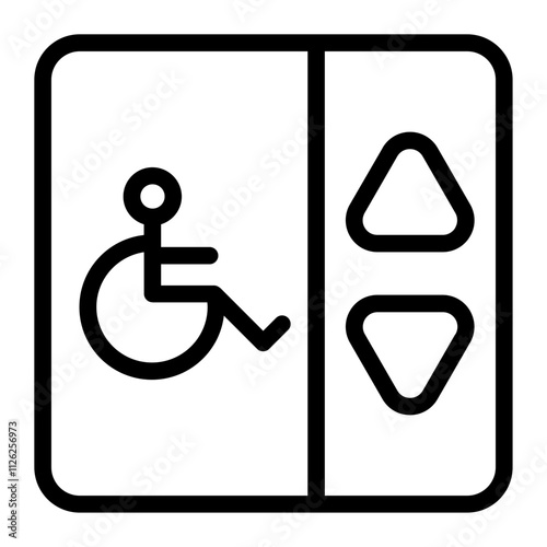 Button Elevator icon
