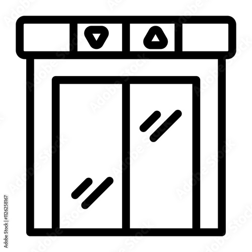 Canvas-taulu Elevator icon