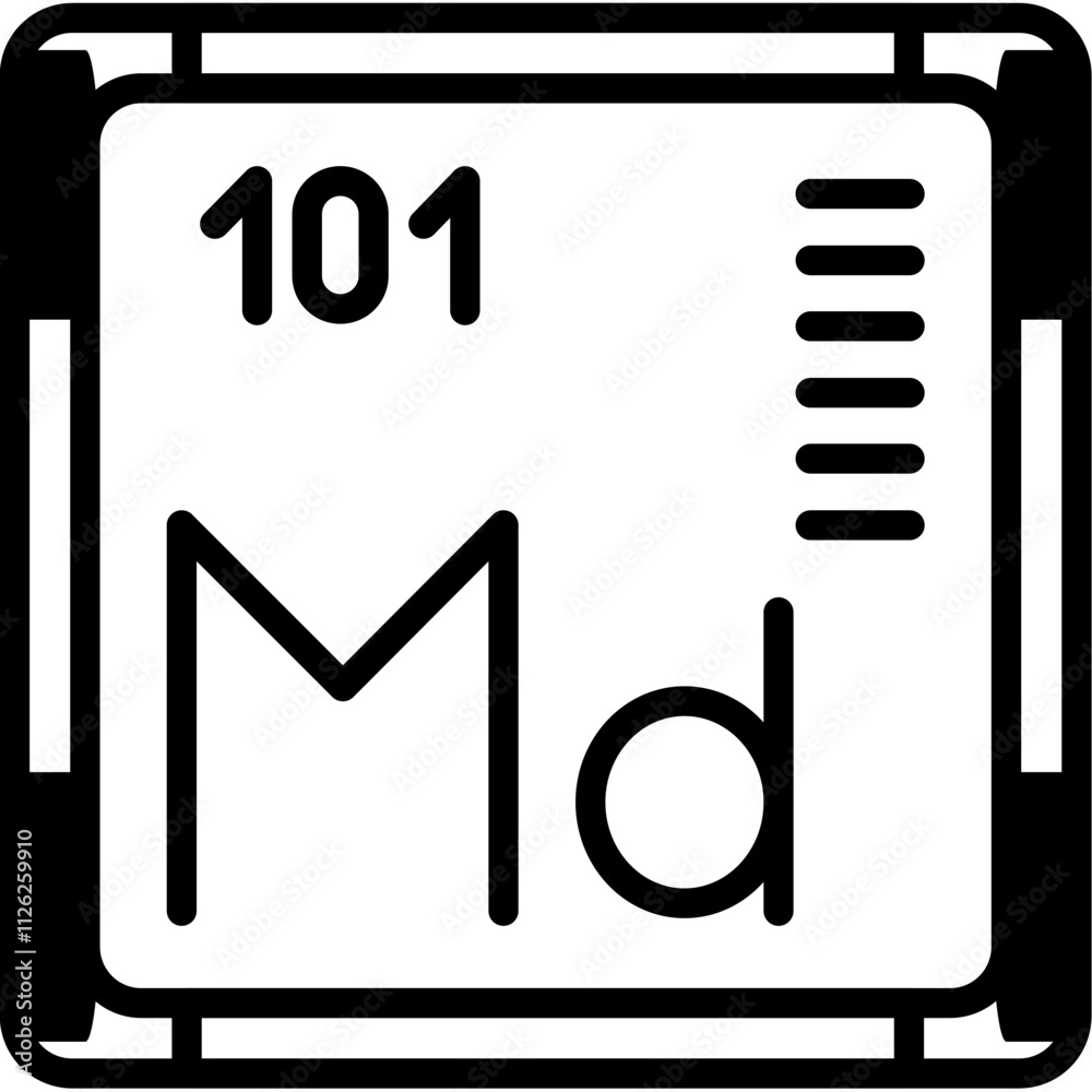Mendelevium Icon Mendelevium Icon