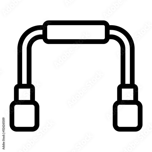 Push Up Bar line icon