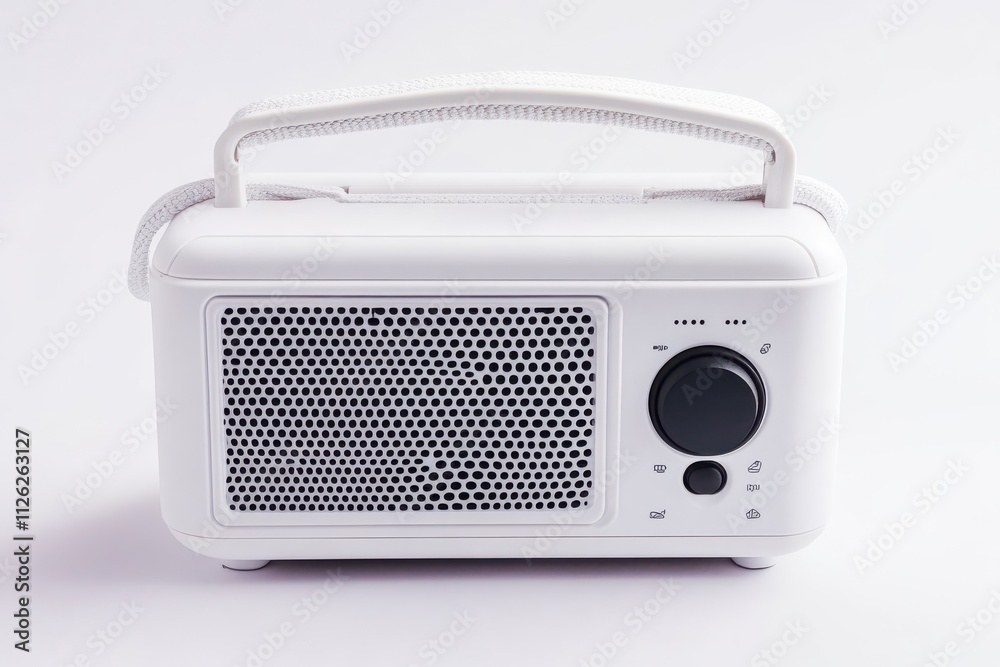 Portable stereo isolated on a white background Portable stereo isolated on a white background