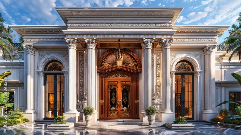 Obraz premium Beautiful Home entrance 