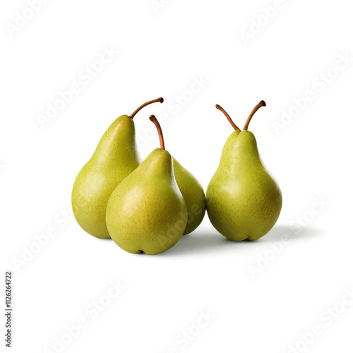 Fresh Pears Isolated on Transparent Background 