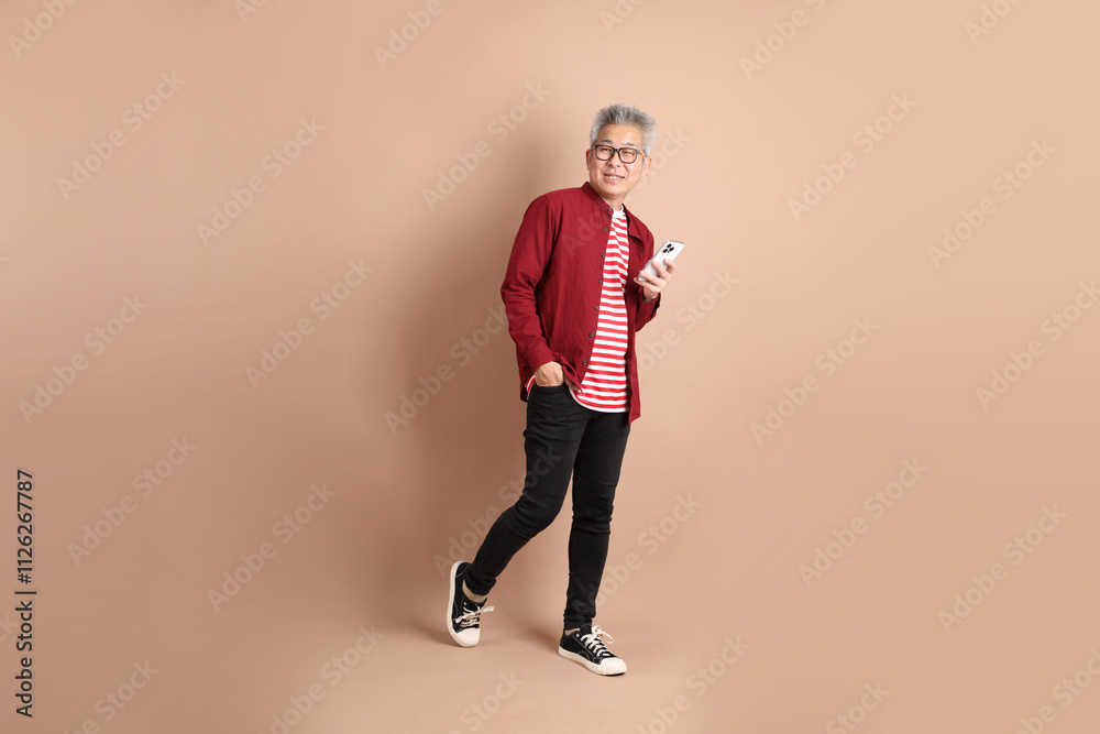 Active East Asian Man Active East Asian Man