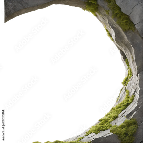 Hole in the Wall Isolated on Transparent Background 