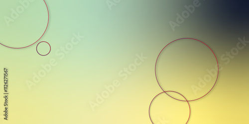 Colorful grainy textured gradient background Soft and blurred with circle.