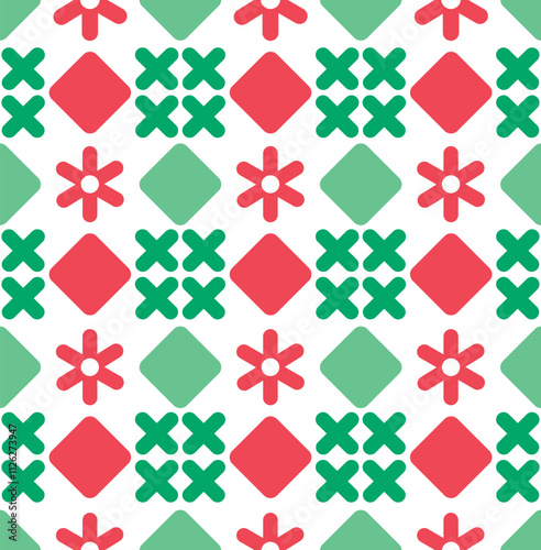 Seamless Flower Pattern Wallpaper Vector Design