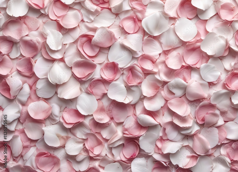 Fototapeta premium Elegant rose petal wallpaper with white and pink tones, pink, soft, floral, roses
