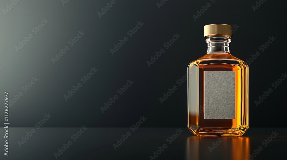 Showcase Premium Honey Bottle Mockup in a Hexagonal Glass Design for Beverage Branding and Marketing Strategies Showcase Premium Honey Bottle Mockup in a Hexagonal Glass Design for Beverage Branding and Marketing Strategies