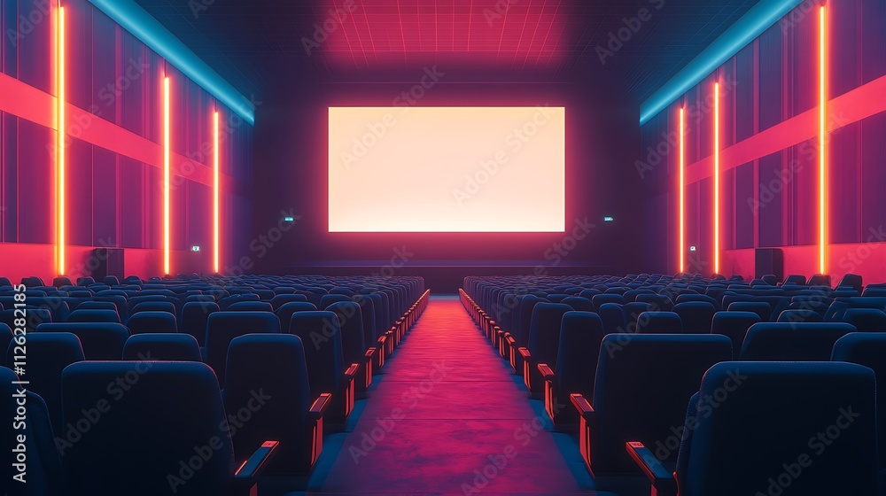 cinema auditorium with red chairs cinema auditorium with red chairs