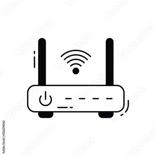 Router vector icon