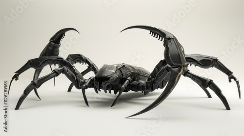 Minimalist 3D Scorpion Model in Clean Design photo