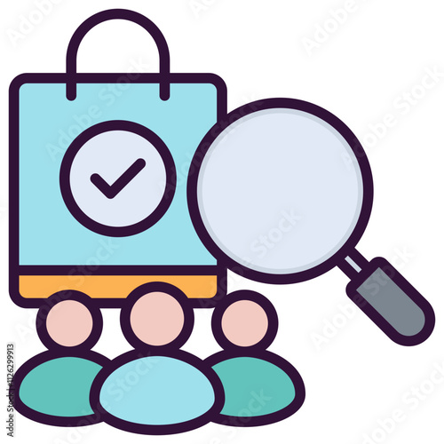 Customer Outline Color Icon