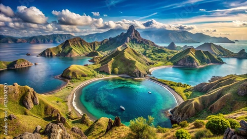 Panoramic Padar Island, Komodo National Park, Indonesia - Stunning Bays photo