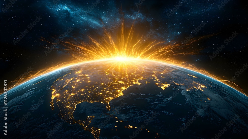 Electromagnetic Field Visualization, an intricate illustration showcasing the dynamic patterns of electromagnetic fields surrounding a central point. Electromagnetic Field Visualization, an intricate illustration showcasing the dynamic patterns of electromagnetic fields surrounding a central point.