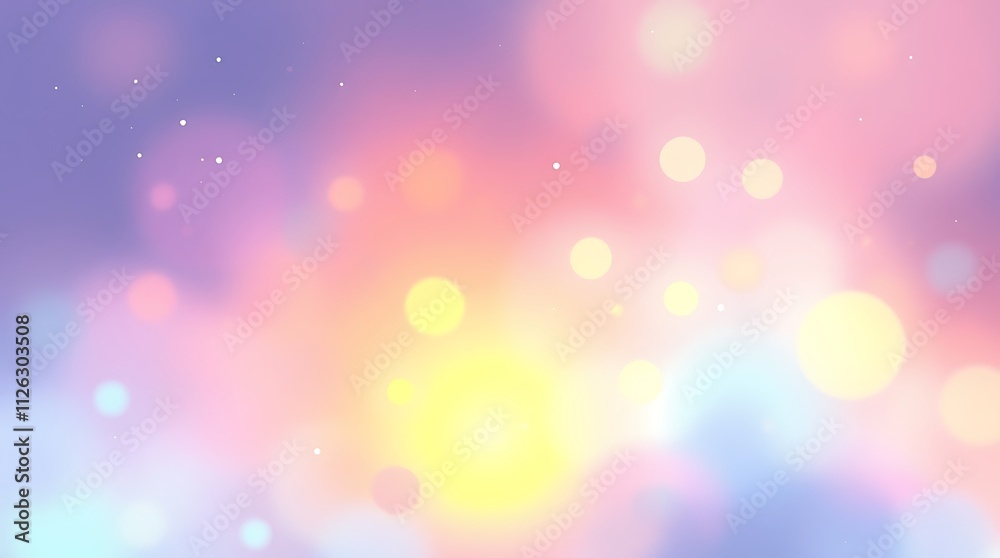 Fototapeta premium Pastel Bokeh Background,