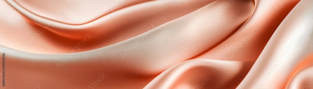 Satin fabric with glowing sheen textiles close-up soft lighting Satin fabric with glowing sheen textiles close-up soft lighting