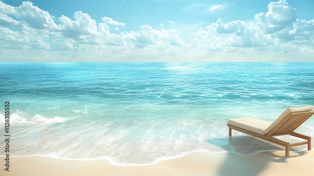 beach with chairs and umbrella beach with chairs and umbrella